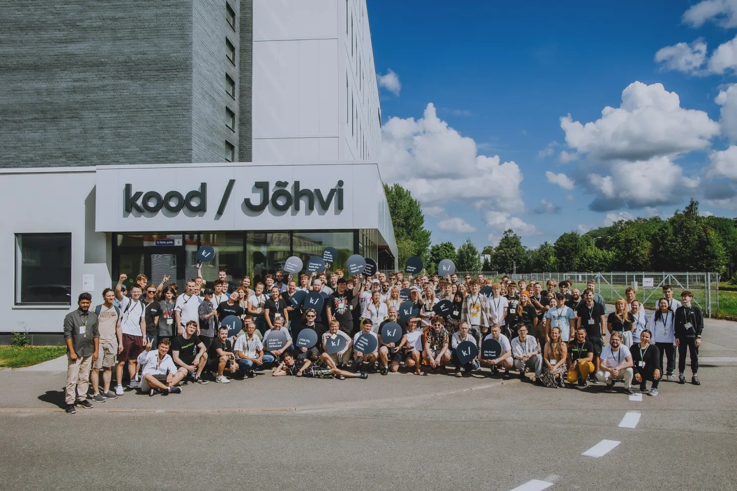 Sprinters at the Jõhvi campus